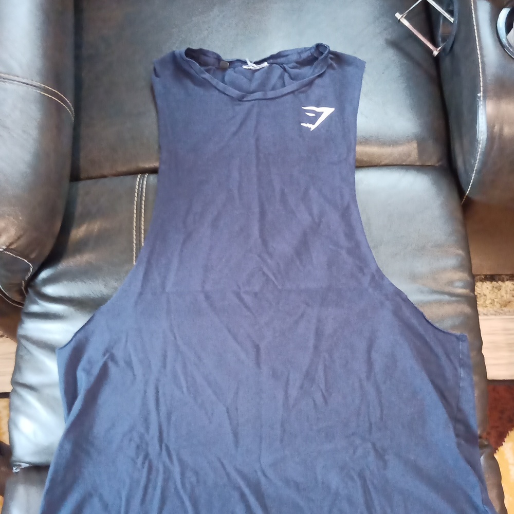 Blue gym shark size medium